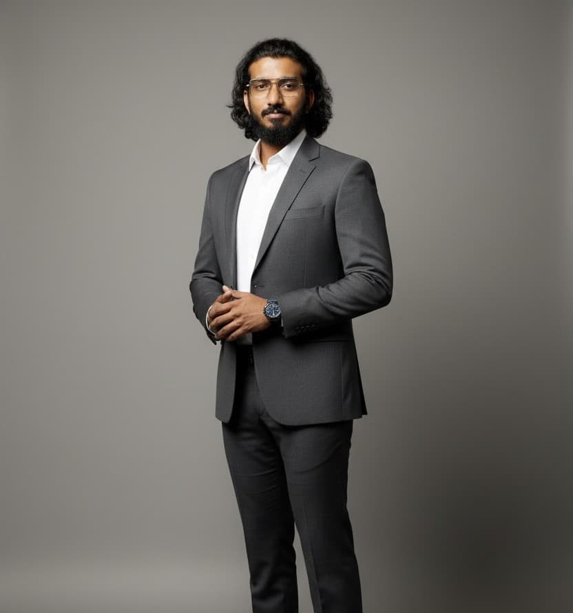 Anoop Krishna, founder and lead sound engineer at COSMICX